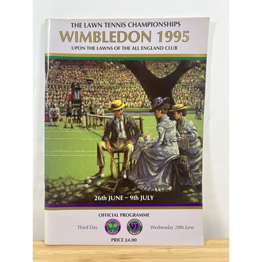 Wimbledon Official Programmes Lot of 4 – 1995, 2009, 2013, 2016 Tennis